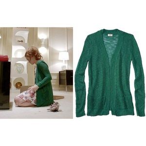 FOUND Mossimo Supply Co. green cardigan